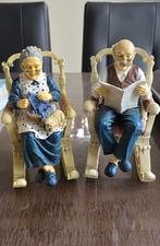 Opa en oma beeldje., Ophalen of Verzenden, Zo goed als nieuw, Mens