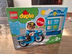 Duplo 10900 politiemotor, Ophalen of Verzenden, Zo goed als nieuw, Overige merken