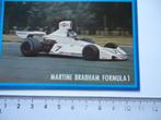 sticker Martini Brabham F1 formule 1 auto retro vintage, Verzamelen, Stickers, Verzenden