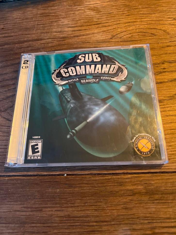 Sub Command Akula Seawolf - PC Game, Spelcomputers en Games, Games | Pc, Gebruikt, Simulatie, 1 speler, Vanaf 12 jaar, Ophalen of Verzenden