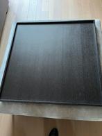 Dienblad/hockerplateau 80x80 en 30x30 zwart hout, Huis en Inrichting, Woonaccessoires | Dienbladen, Ophalen, Zo goed als nieuw