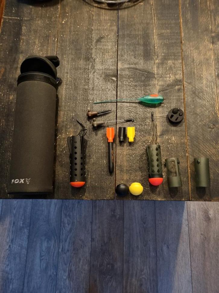 Fox Spod/Marker Set met Opbergkoffer, Watersport en Boten, Hengelsport | Karpervissen, Gebruikt, Overige typen, Ophalen of Verzenden