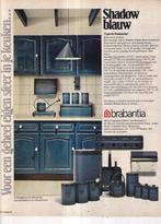 Retro reclame 1980 Brabantia shadow blauw keukenspullen, Verzamelen, Retro, Overige typen, Ophalen of Verzenden