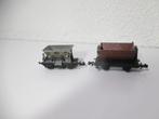 2 erts wagons 1 mist  koppeling, Ophalen of Verzenden, Gebruikt, Gelijkstroom, Wagon