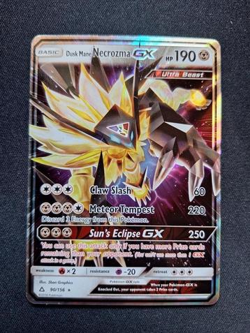 Dusk Mane Necrozma GX #090 (Ultra Prism) beschikbaar voor biedingen