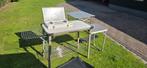 Camping tafel  en 2 pits kookplaat kleinopklapbaar tafeltje, Caravans en Kamperen, Ophalen, Zo goed als nieuw, Campingtafel