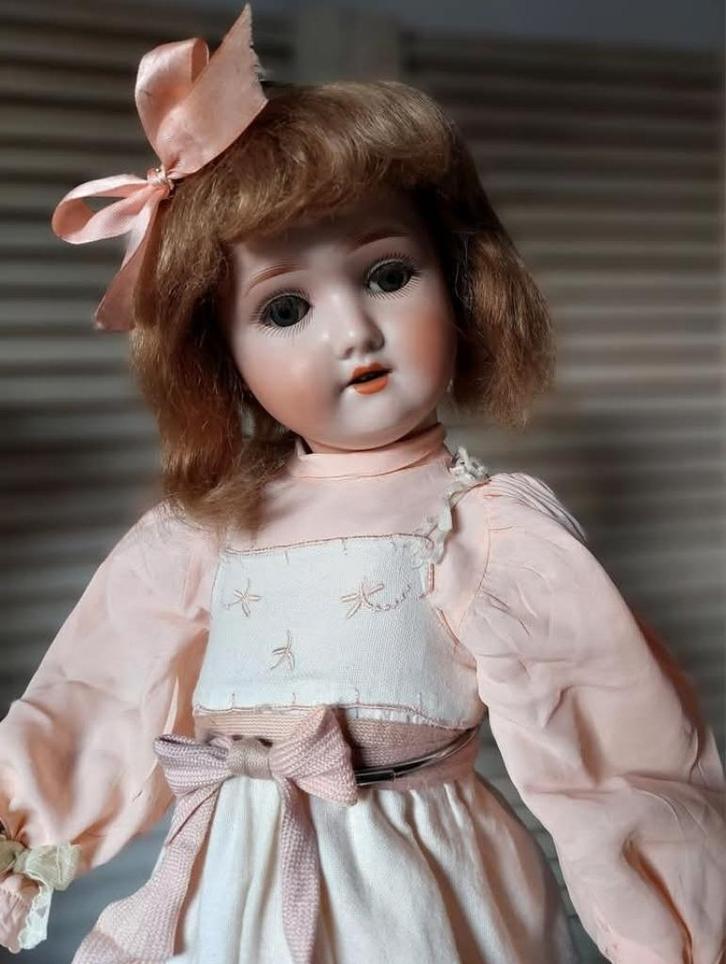 Antieke pop, aandoenlijk meisje, adolf heller, Verzamelen, Poppen, Gebruikt, Pop, Ophalen