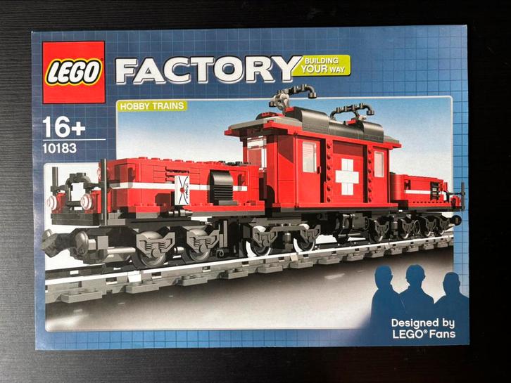 Lego Factory 10183 hobby train/ trein incl. Doos en poster, Kinderen en Baby's, Speelgoed | Duplo en Lego, Zo goed als nieuw, Ophalen of Verzenden