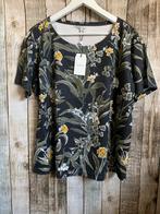 Nieuw Super mooi Sandwich shirt met bloemmotief (Maat L), Verzenden, Zwart, Maat 42/44 (L), Nieuw