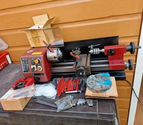 C1 Micro lathe Draaibank Metaal Draaibankje, Doe-het-zelf en Verbouw, Draaibanken, Zo goed als nieuw, Metaaldraaibank, Ophalen