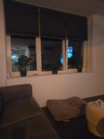 Plisse gordijnen dubbel, Huis en Inrichting, Stoffering | Gordijnen en Lamellen, Ophalen, Zo goed als nieuw, 50 tot 100 cm, 200 cm of meer