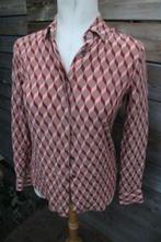 Blouse roze/ bruin Caliban mt 42 zijde Vaste prijs, Kleding | Dames, Maat 42/44 (L), Ophalen of Verzenden, Zo goed als nieuw, Caliban