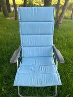 6 tuinkussens kussens intrantuin tuinstoelen licht blauw, Ophalen of Verzenden, Zo goed als nieuw