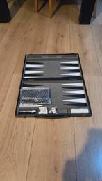 Backgammon spel in koffer, Een of twee spelers, Onbekend, Ophalen of Verzenden, Zo goed als nieuw