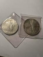2x 1 Dollar 1986 zilver, Ophalen of Verzenden, Noord-Amerika, Setje, Zilver