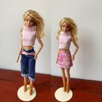 Barbie met 2 outfits. Mattel, Verzamelen, Poppen, Ophalen of Verzenden, Zo goed als nieuw, Pop