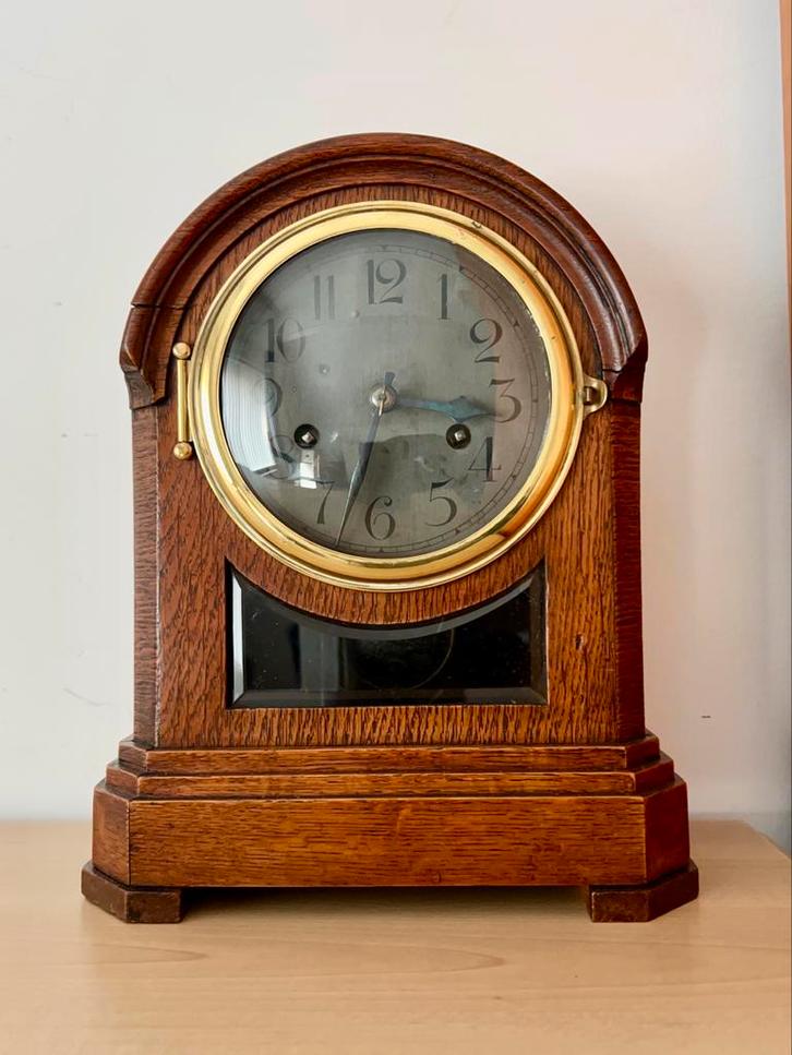 Amsterdamse kantoorpendule jaren 50, Antiek en Kunst, Antiek | Klokken, Ophalen of Verzenden