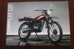Yamaha DT125 motorfiets verkoop folder DT 125 brochure, Ophalen of Verzenden, Yamaha
