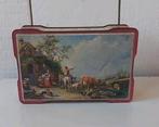Vintage sigarenblik oud opbergblik sigaren Blik vintage, Verzamelen, Ophalen of Verzenden, Gebruikt, Overige