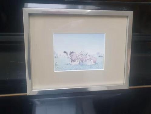 Prent Wiebe van der Zee Titel: " Wendel zoekt het hogerop", Antiek en Kunst, Kunst | Litho's en Zeefdrukken, Ophalen