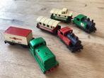 3X locomotief plus wagonstel van Matchbox eind jaren 70, Hobby en Vrije tijd, Modelauto's | Overige schalen, Ophalen of Verzenden