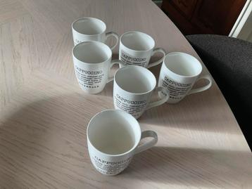 Riverdale Cappuccino Bekers - Set van 6 beschikbaar voor biedingen