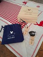 PIG & HEN Heren ring., 20 of groter, IJzer of Staal, Zwart, Heer