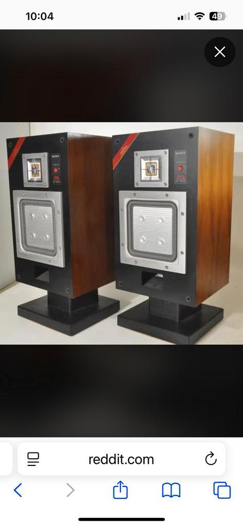 Sony APM-33w, Audio, Tv en Foto, Luidsprekers, Zo goed als nieuw, Front, Rear of Stereo speakers, Sony, Ophalen of Verzenden