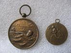 Set van 2 - Medaille Reddingsbrigade / WRB + Hardlopen, Verzenden, Overige materialen, Nederland
