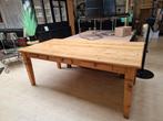 Grote eiken tafel, 200 cm of meer, Zo goed als nieuw, 75 cm of meer, Rechthoekig