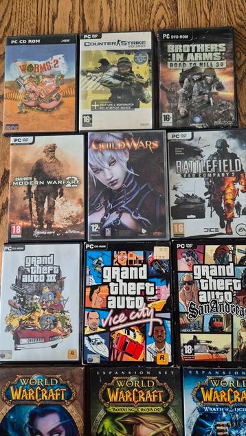 Oude pc games beschikbaar voor biedingen
