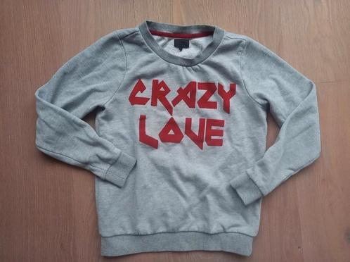 Seven sisters ️ grijze sportieve sweater maat 140, Kinderen en Baby's, Kinderkleding | Maat 140, Gebruikt, Meisje, Trui of Vest