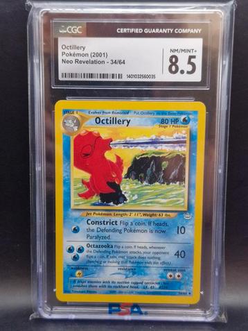 Octillery 2001 neo revelation #34 CGC 8.5  beschikbaar voor biedingen