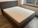 Bedframe HASLEV 160x200 en matras Vagstranda, Huis en Inrichting, Slaapkamer | Matrassen en Bedbodems, Ophalen, Tweepersoons, Zo goed als nieuw