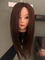 Brown chocolate hair wig pruik, Sieraden, Tassen en Uiterlijk, Uiterlijk | Haarverzorging, Ophalen of Verzenden, Zo goed als nieuw