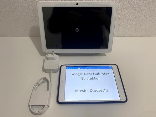 Google Home Nest Hub Max (geseald) - Wit met NL-stekker, Audio, Tv en Foto, Mediaspelers, Nieuw, Zonder harde schijf, Ophalen of Verzenden