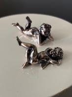 2 Zilveren engeltjes, Antiek en Kunst, Ophalen of Verzenden, Zilver