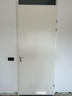 2x Witte binnendeur, Doe-het-zelf en Verbouw, Deuren en Horren, Ophalen, 80 tot 100 cm, Binnendeur, Zo goed als nieuw