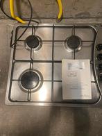 Gas’s plaat, Witgoed en Apparatuur, Kookplaten, Verzenden, 4 kookzones, Zo goed als nieuw, Gas