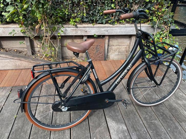 Cortina U4 Damesfiets zwart 26 inch 3 versnellingen, Fietsen en Brommers, Fietsen | Dames | Damesfietsen, Gebruikt, Overige merken
