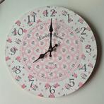 Vintage Clayre & Eef Klok, Huis en Inrichting, Woonaccessoires | Klokken, Ophalen of Verzenden, Zo goed als nieuw, Wandklok