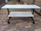Side table op wielen, Ophalen, Zo goed als nieuw, 25 tot 50 cm, Rechthoekig