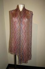 Missoni eerstelijns shawl golvend motief glinster in de stof