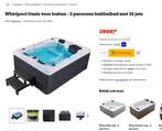 Whirlpool Oasis voor buiten 3 persoons bubbelbad met 31 jets, Tuin en Terras, Ophalen of Verzenden, Zo goed als nieuw, Filter