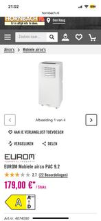 Eurom aircoo, Ophalen, 30 tot 80 cm, Kachel, Minder dan 60 cm