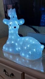 Kerstverlichting rendier liggend hert ledverlichting acryl, Diversen, Kerst, Ophalen, Gebruikt