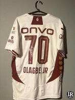 Matchworn en Signed Olaigbe Shirt - Trabzonspor, Ophalen of Verzenden, Zo goed als nieuw, Buitenlandse clubs, Shirt