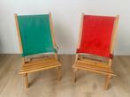 Vintage Strandstoeltjes - Set van 2, Ophalen, Gebruikt, Twee, Overige kleuren