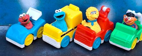 Sesamstraat . TYCO PLAYTIME. JIM HENSON. 1993. 4 st., Kinderen en Baby's, Speelgoed | Knuffels en Pluche, Zo goed als nieuw, Overige typen