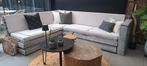 Van pallets omgebouwd tot hoekbank 260x200(links), Tuin en Terras, Tuinsets en Loungesets, Ophalen, Gebruikt, Overige materialen